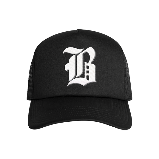 TRUCKER HAT (BLACK)